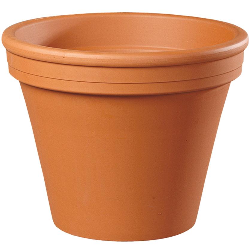 E-shop Kvetináč Klasik keramický terakota d24/26x23cm
