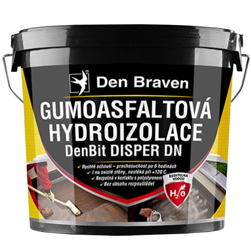 E-shop Den Braven Gumoasfaltová hydroizolácia DenBit Disper DN 10 kg