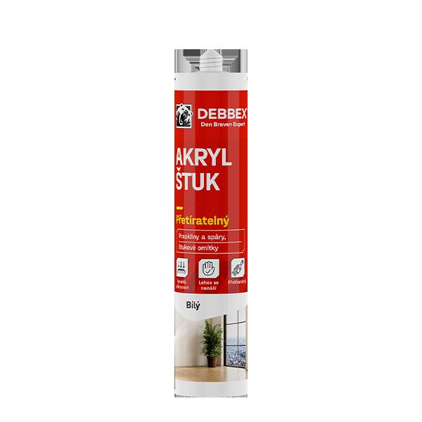 E-shop Den Braven Akrylový Štukový Tmel Biely 280ml
