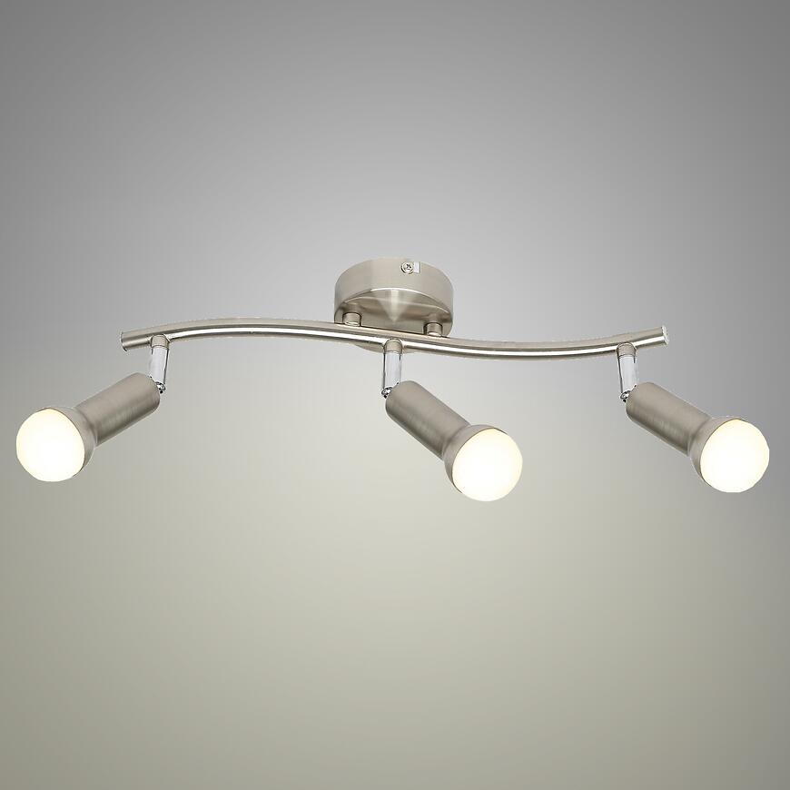 Stropné bodové svietidlo ARC 93-63465 satén/nikel LS3