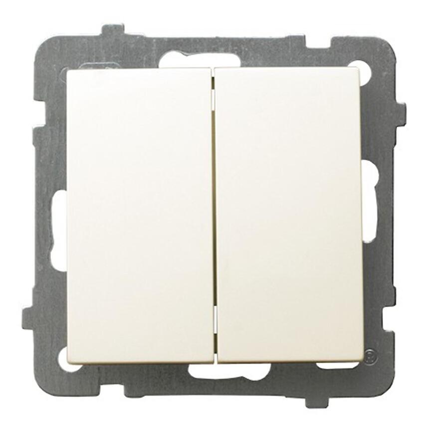 E-shop Vypínač ecru 59SE ŁP-2G/m