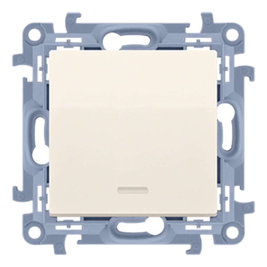 Jednopólový vypínač s podsvietením LED CW1L.01/41