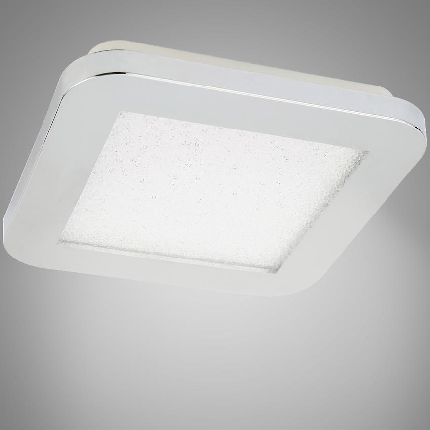 Stropné svietidlo LED NEXIT 17x17 cm 10W IP44 Chróm 3000k