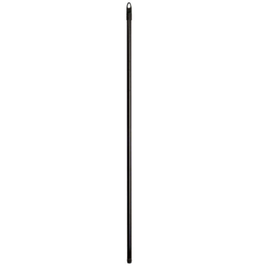 Kovová tyč na metlu, čierna so závitom 120cm