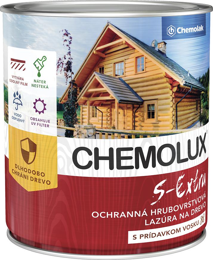 E-shop Chemolak S-Extra červený smrek 0,75l