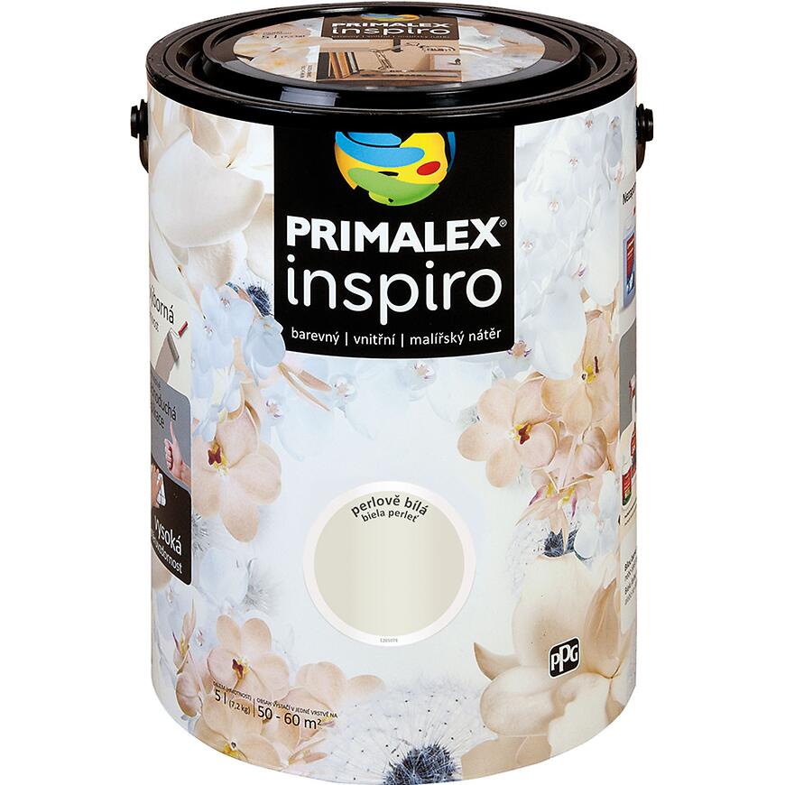 E-shop Primalex Inspiro Biela perleť 5l
