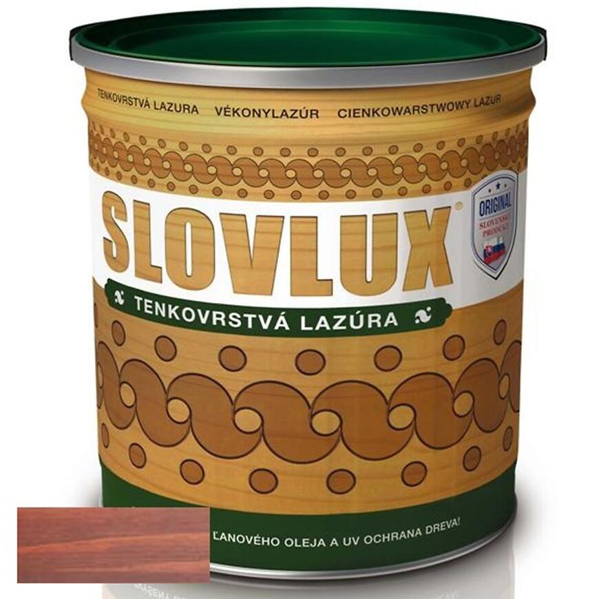 E-shop Slovlak Slovlux Tenkovrstvová lazúra Mahagón 0,7 l