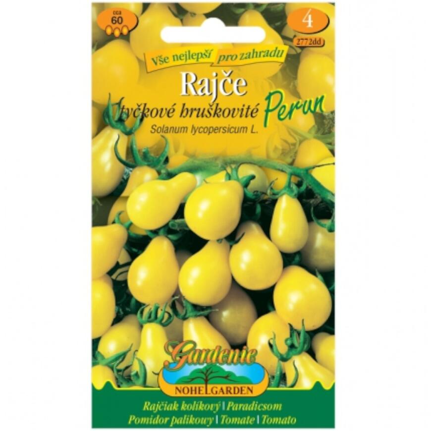 Rajčiak kolíkový hruškovitý Perun, žltý