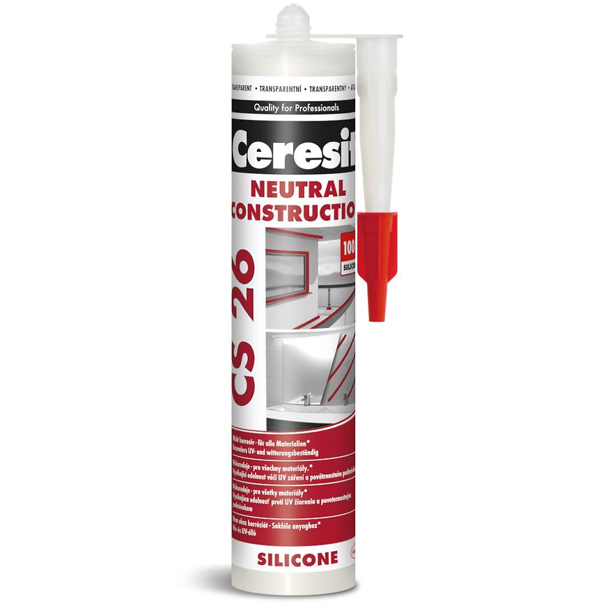 Ceresit Neutrálny silikón CS26 transparent 300 ml