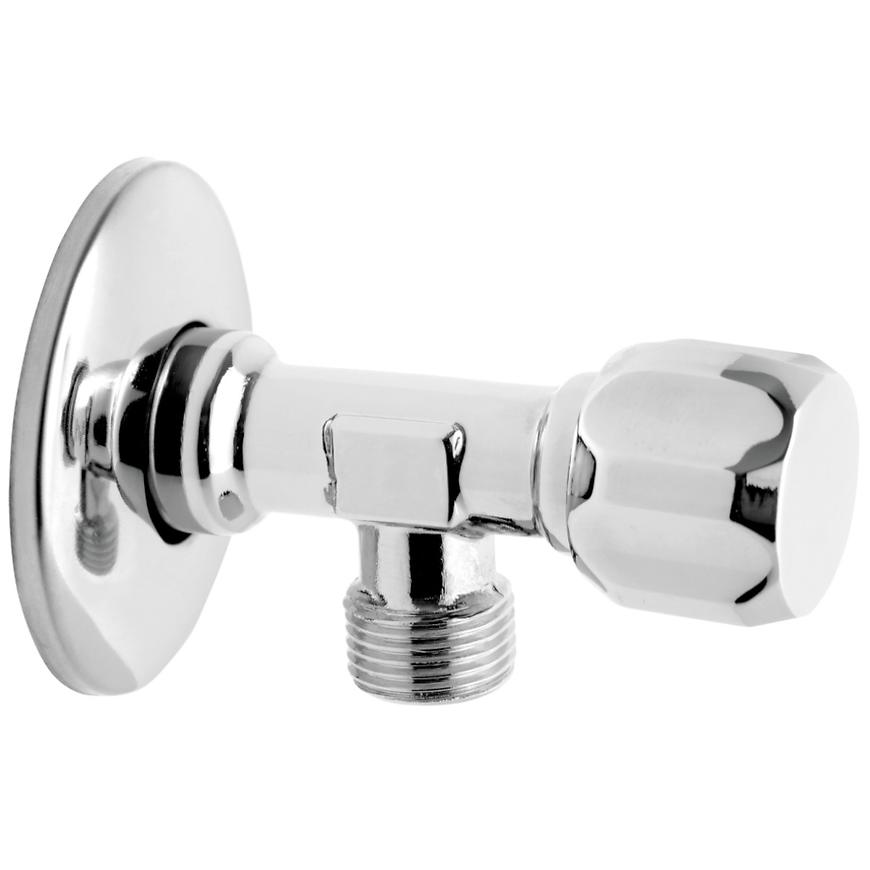 Rohový ventil 1/2” x 3/4” s rozetou
