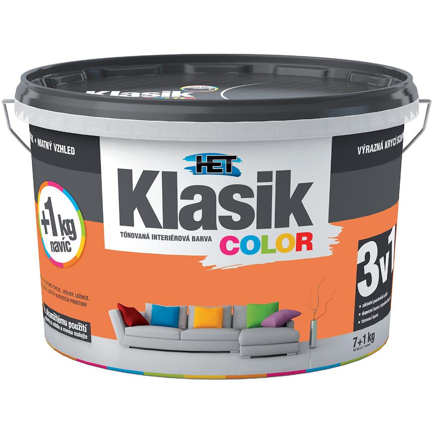 E-shop HET Klasik Color oranžová pastelová 7kg+1kg