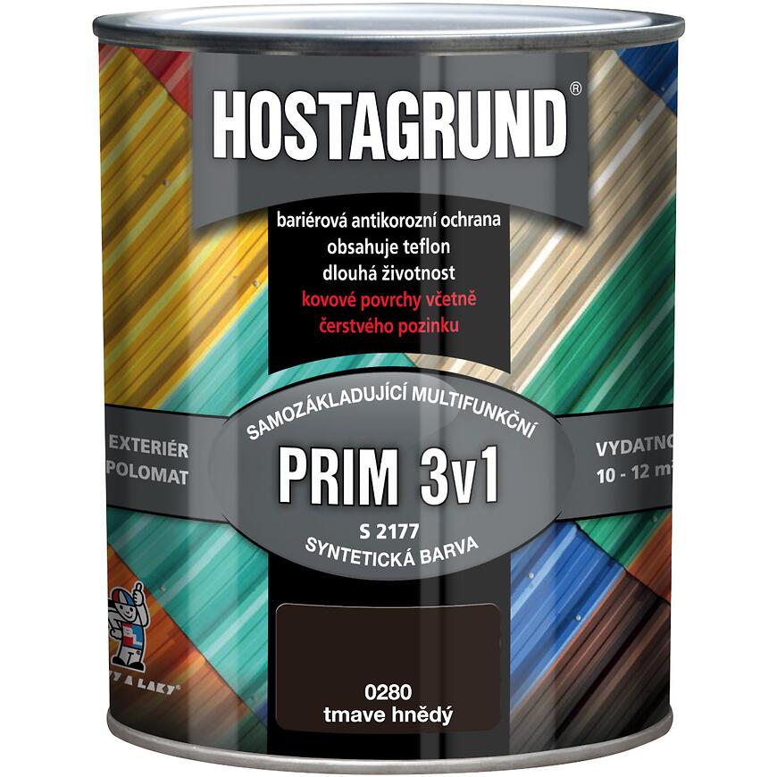 E-shop Hostagrund Prim 3v1 tmavohnedý 0,6l