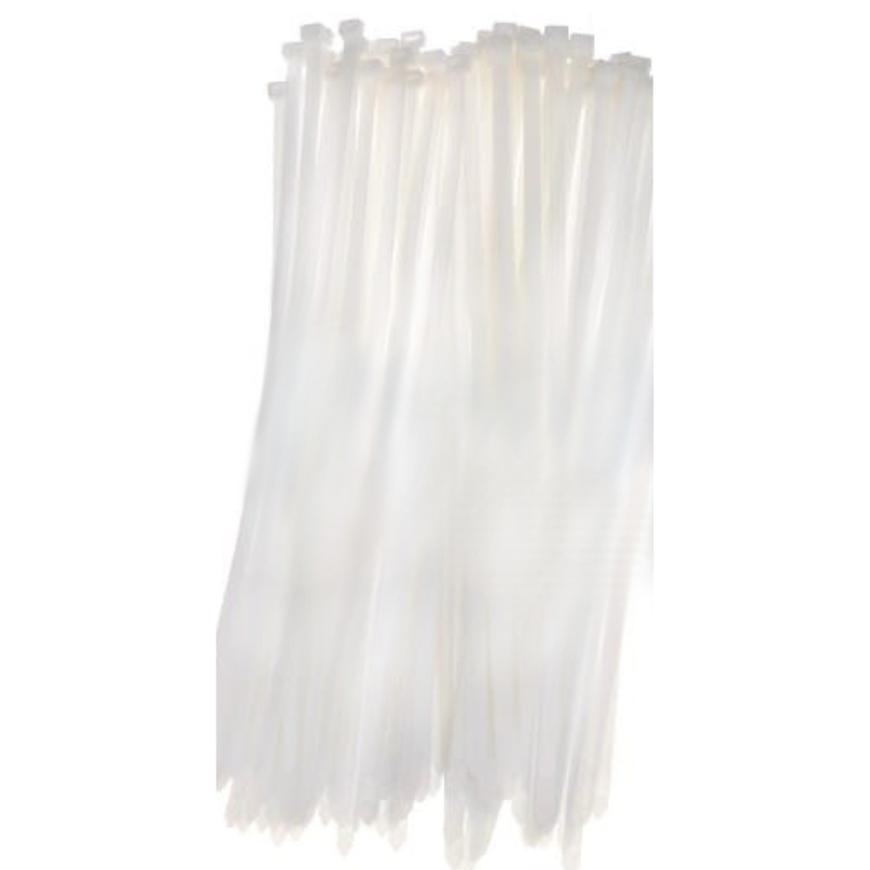 Páska viazacia 250X4,8 biela/25ks