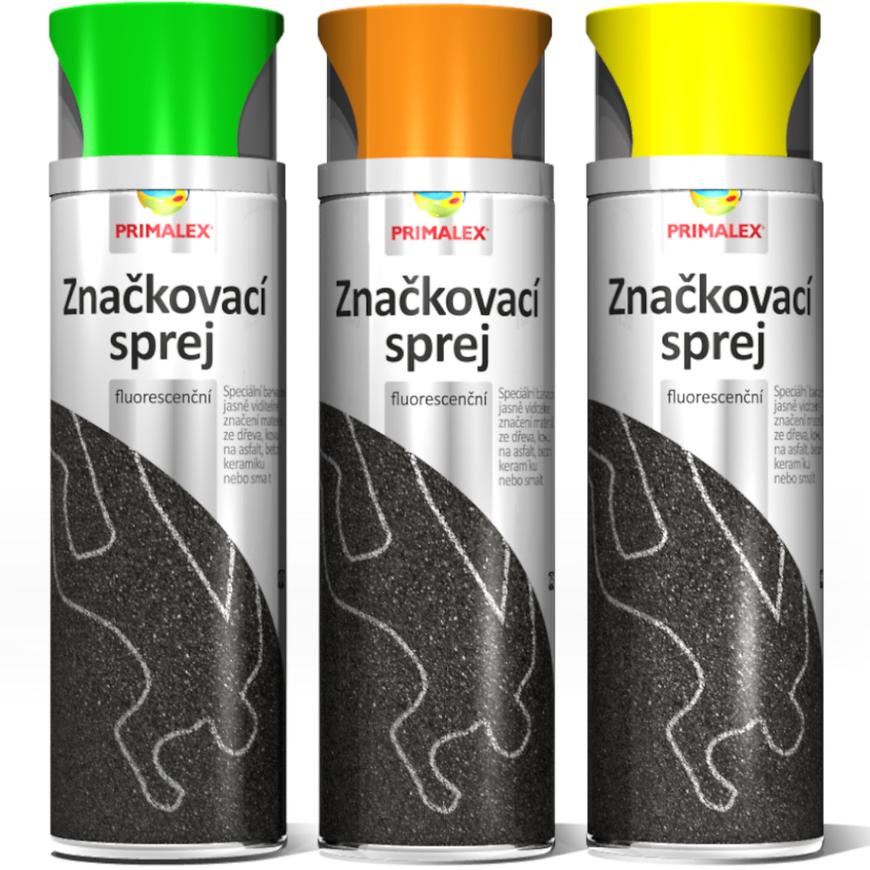 E-shop Primalex Sprej Značkovací oranžový 500 ml