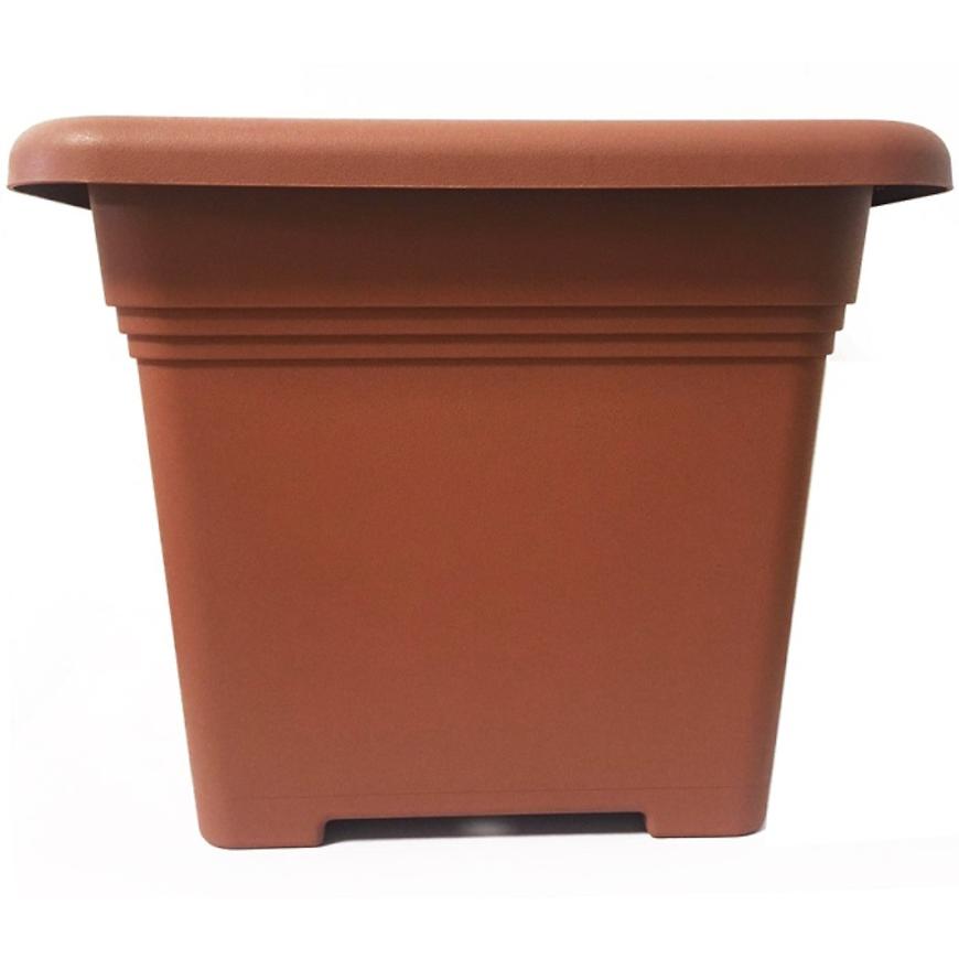 E-shop Kvetináč hranatý ZORA terracota 48cm