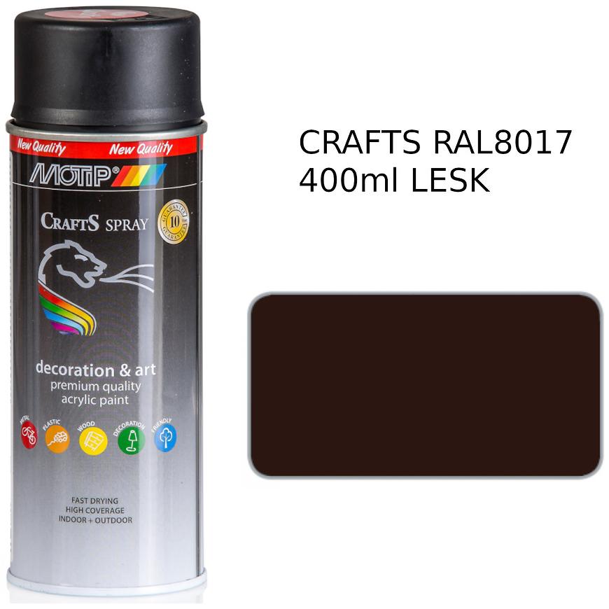 E-shop Crafts Hnedý Ral 8017 400 Ml 110061