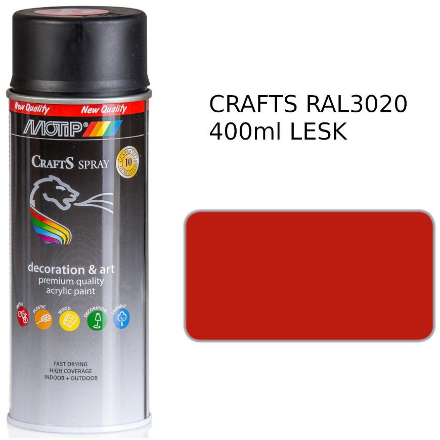 E-shop Crafts Červená Ral 3020 400 Ml 160677