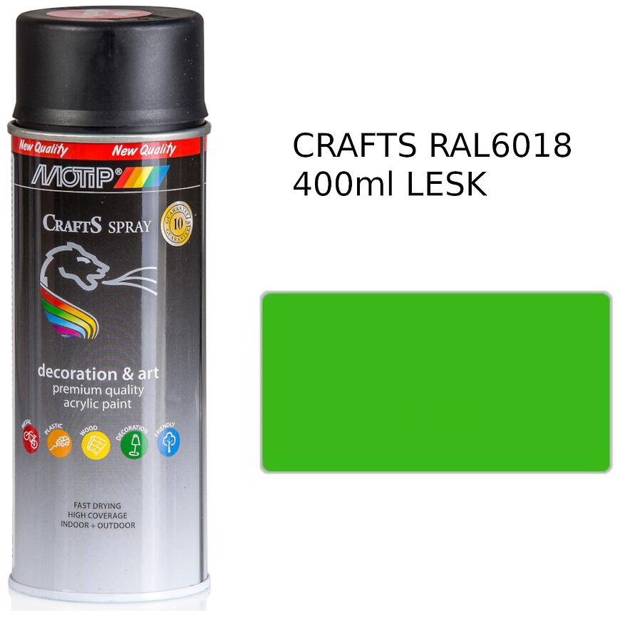 E-shop Crafts Svetlo Zelená Ral 6018 400 Ml 103506