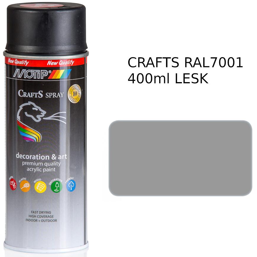 E-shop Crafts Šedý Ral 7001 400 Ml 696091