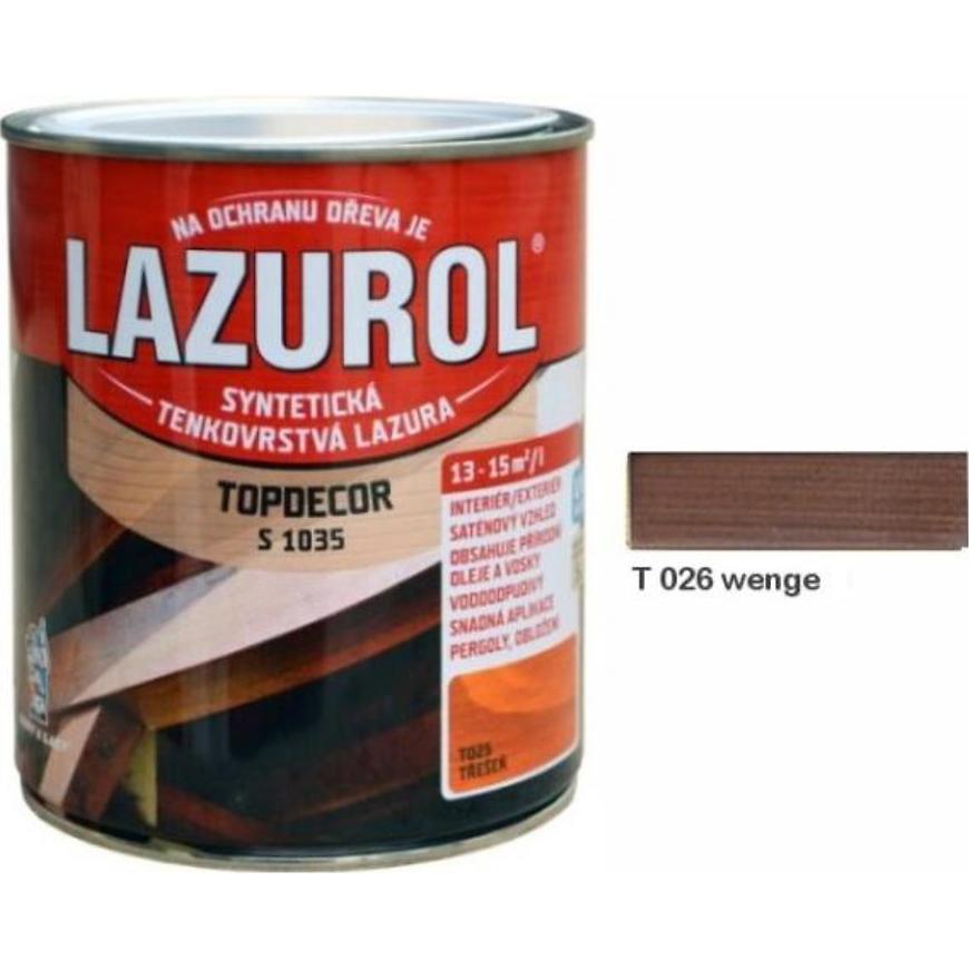 E-shop Lazurol Topdecor Wenge 0,75l