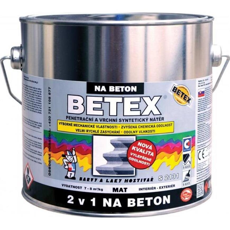 E-shop Betex 2v1 na betón S2131 červenohnedá 2 kg
