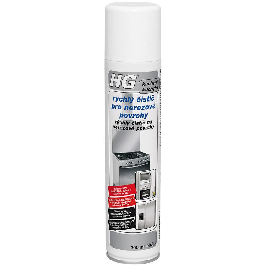 E-shop HG Rýchly čistič na nerezové povrchy 300ml