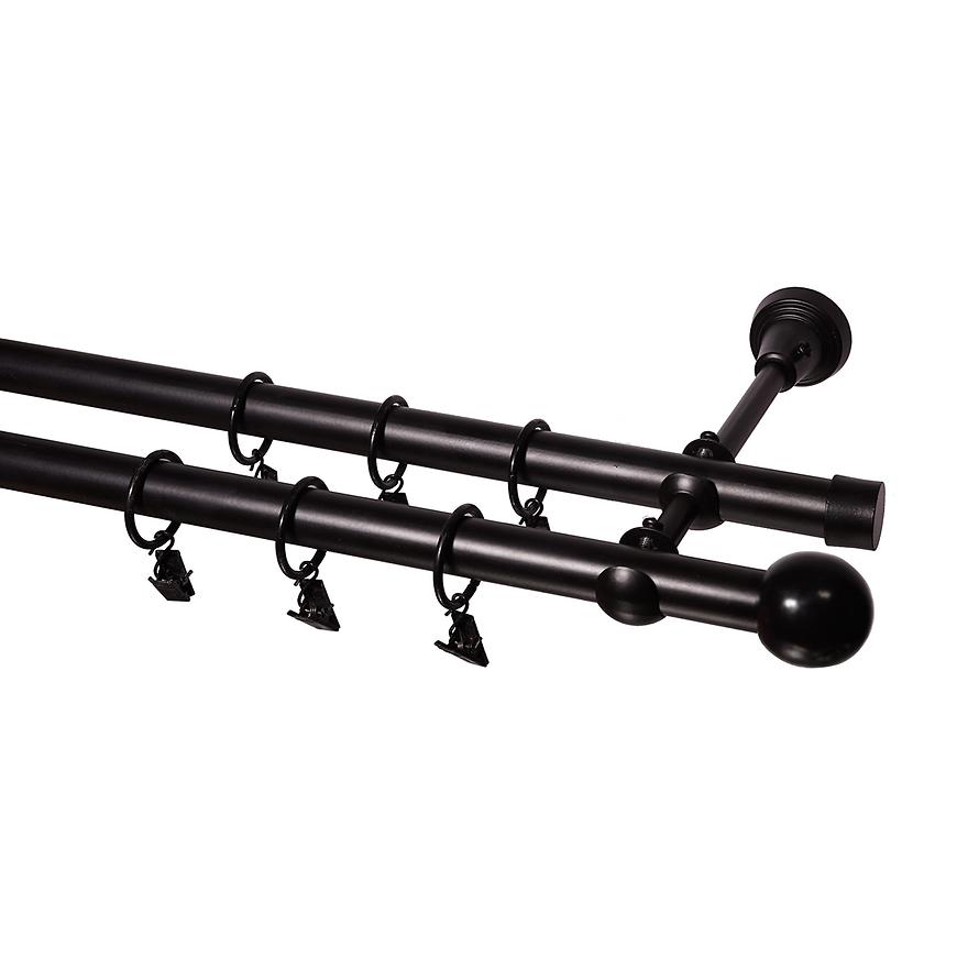 E-shop Garniža II Promo FI 19 čierna 220cm guľa