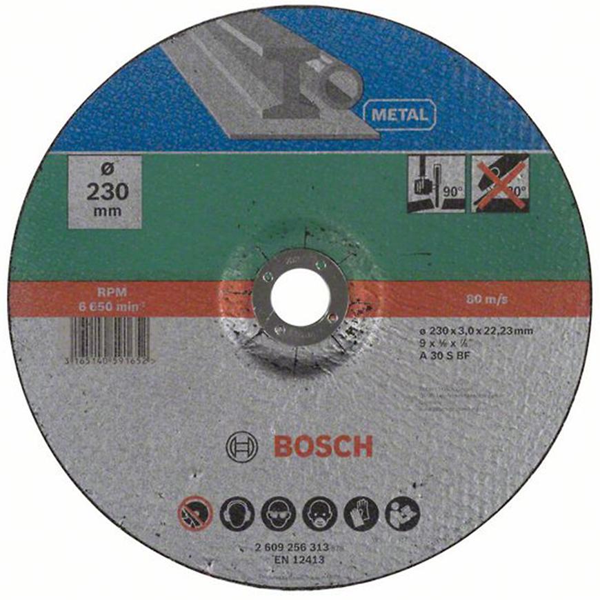 Bosch Kovový rezací kotúč 230 mm uhlový