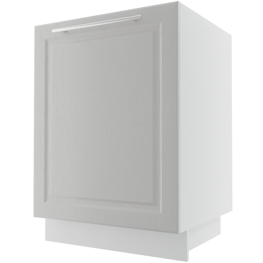 Kuchynská skrinka Emporium D1ZE/60 light grey stone/biela