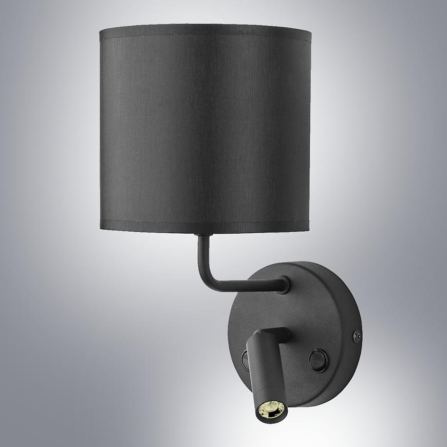 Nástenná lampa Enzo 4234 čierna K2