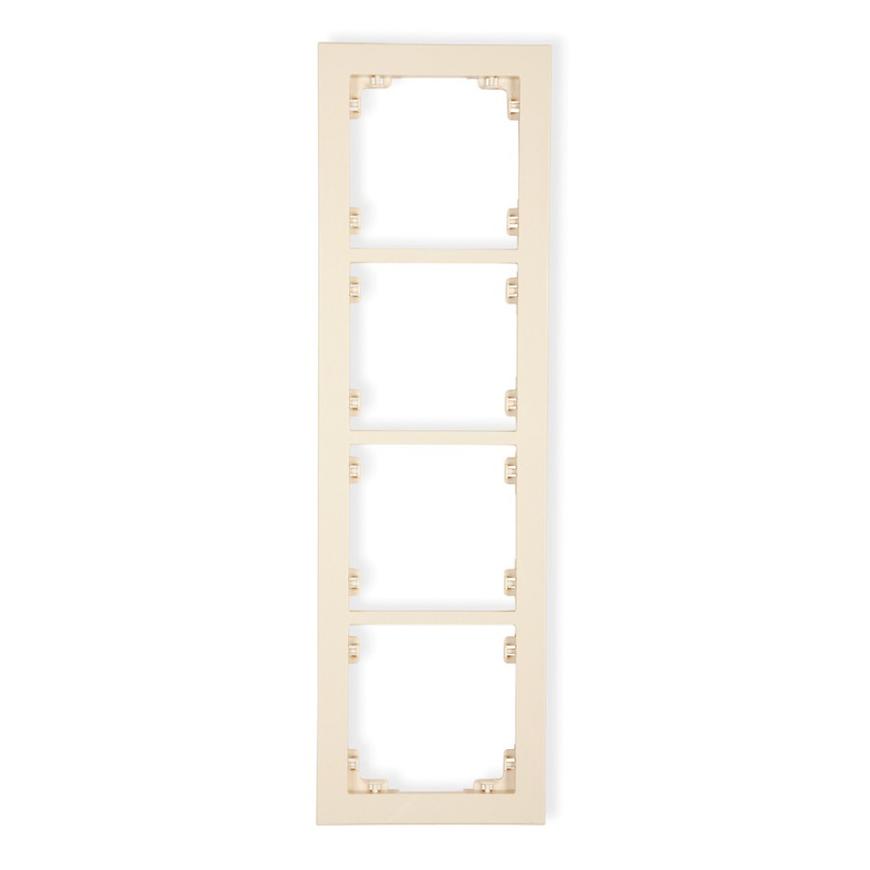 Rámček štvornásobný beige D DR-4