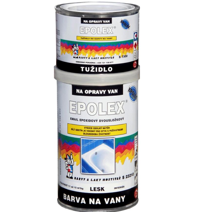E-shop Epolex Farba na Vane S23210 S Tužidlom Biely 0,94kg
