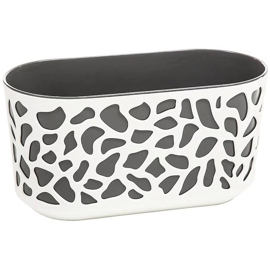 Balkónový kvetináč DUET 40cm béžová / antracit