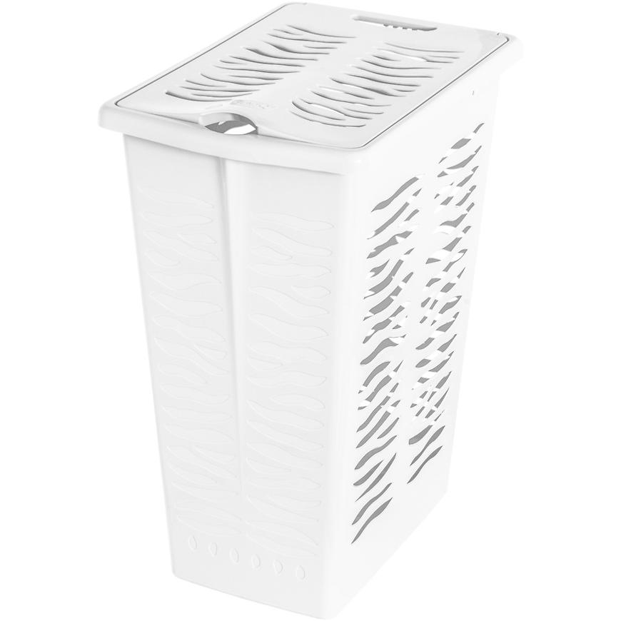 E-shop Koš na bielizeň Zebra 30l 1401 biela