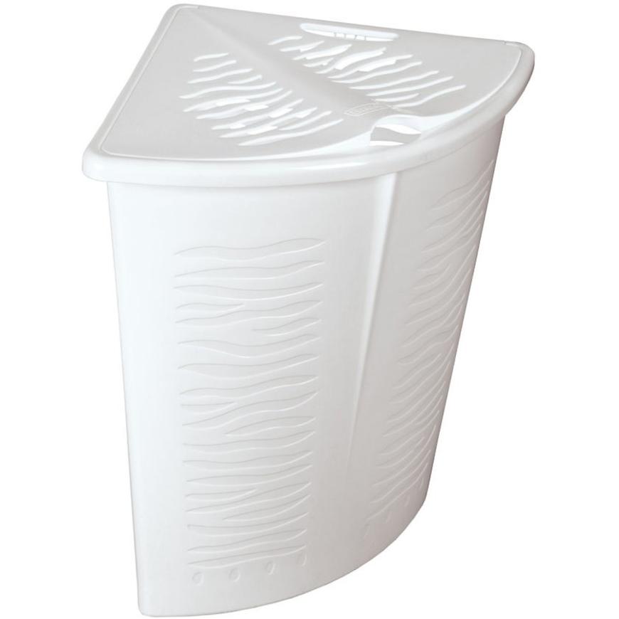 E-shop Rohový kôš Zebra 45l 1402 biela