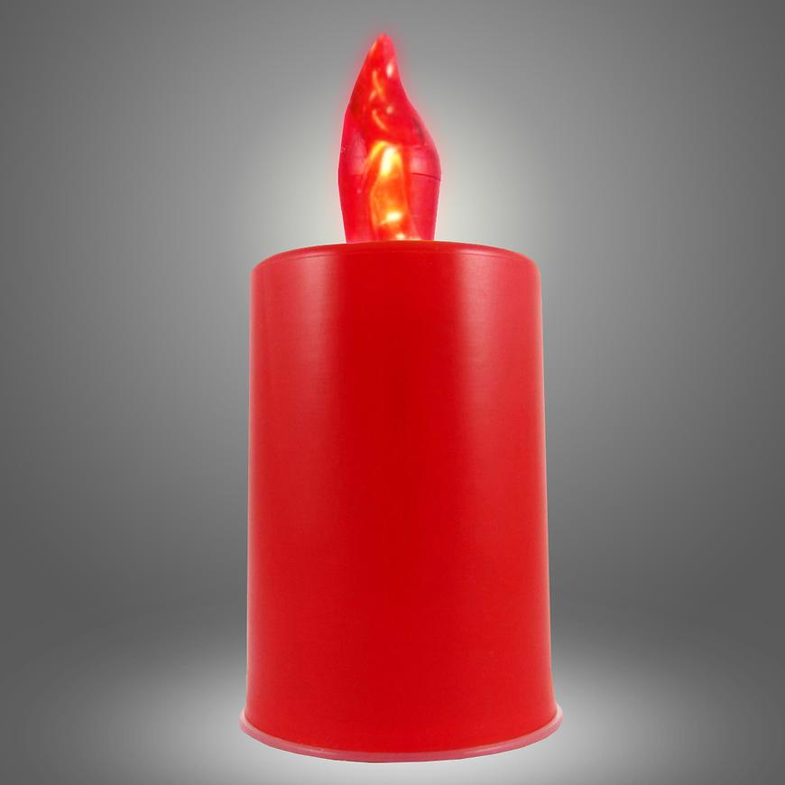 E-shop LED sviečka červená - červený plameň