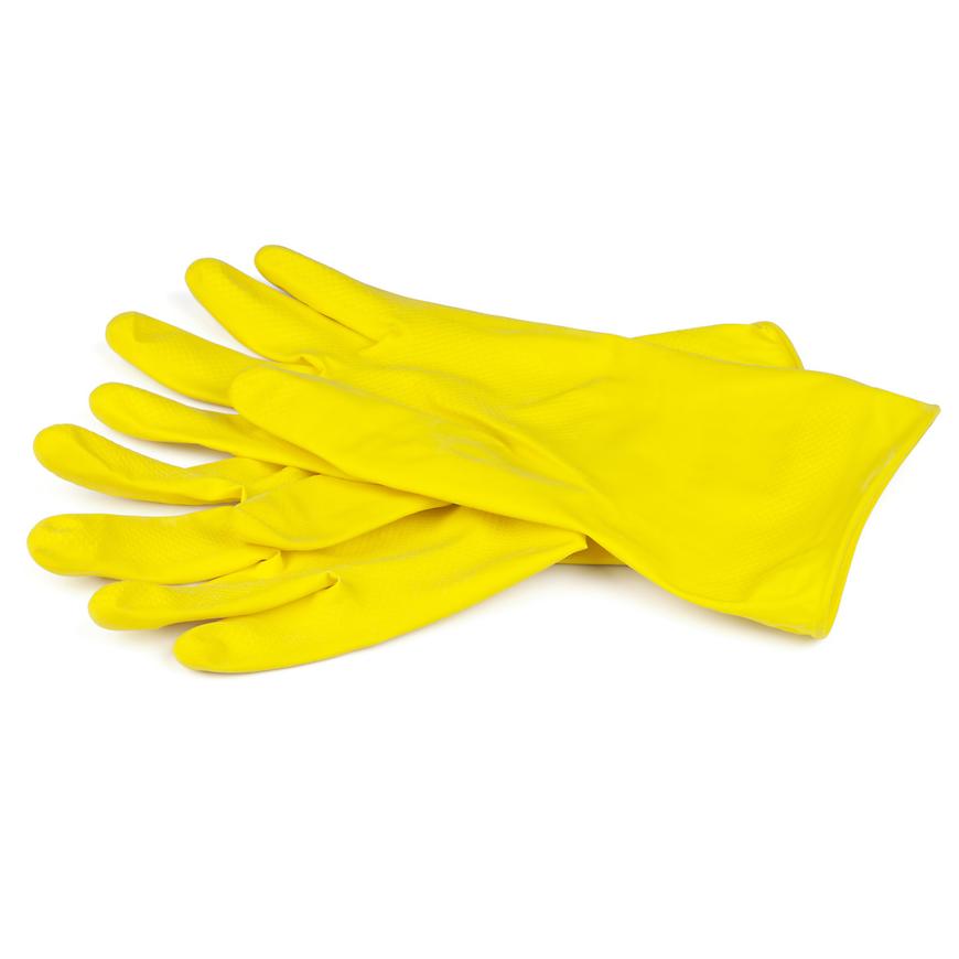 Latexove rukavice na čistenie S žltá
