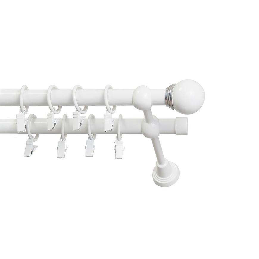 Garniža II stylus fi 19 biela 160 cm guľa saturn