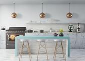 Kuchyňa v štýle glamour - spôsob na elegantný interiér