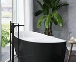 Moderna kupelna v style loft
