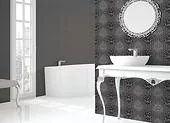 Štýl glamour: kúpeľňa s nádychom pôvabu a elegancie