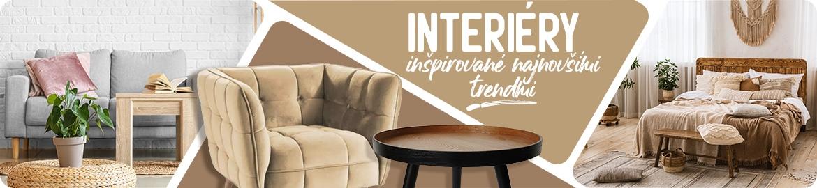 Interiéry inšpirované najnovšími trendmi