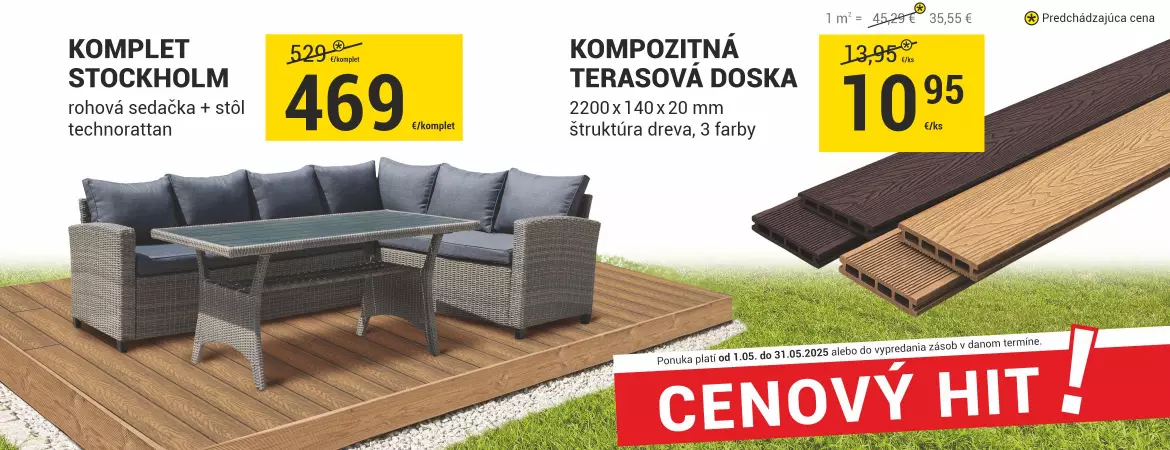 KOMPLET, DESKA TARASOWA