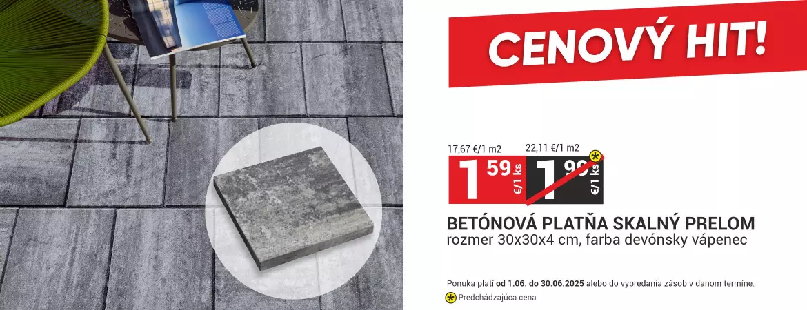 BETÓNOVÁ PLATŇA SKALNÝ PRELOM