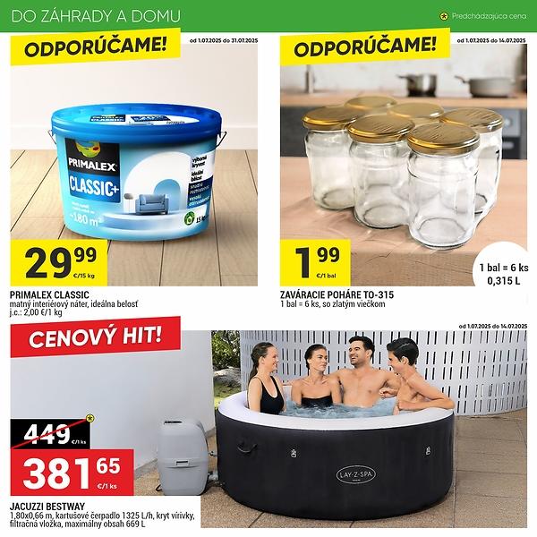 DO ZÁHRADY A DOMU