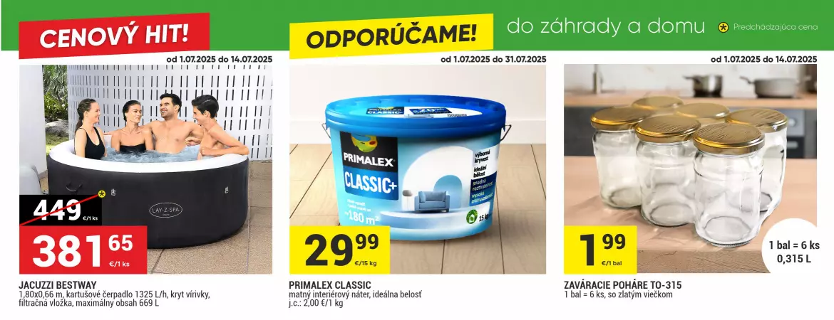 DO ZÁHRADY A DOMU