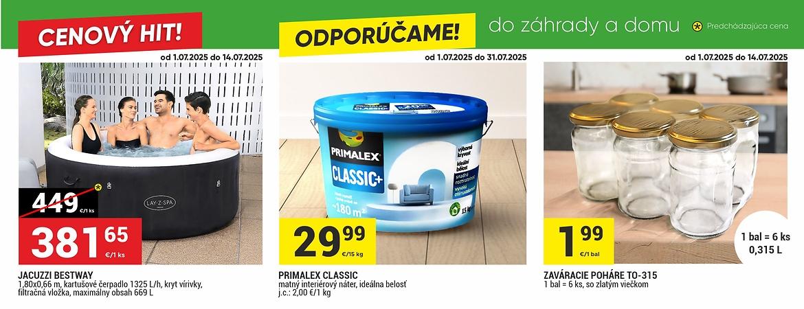DO ZÁHRADY A DOMU