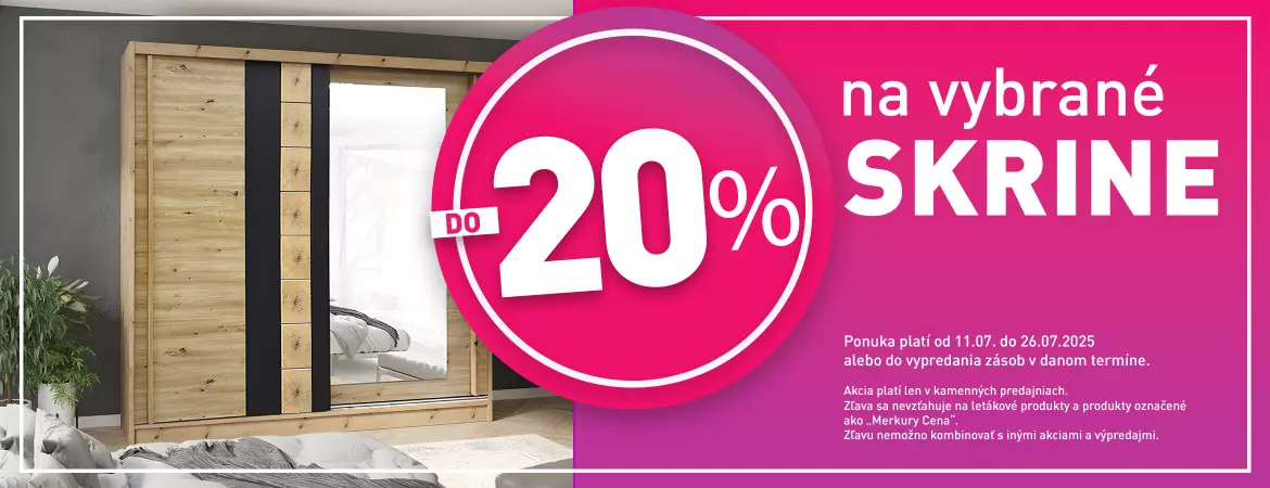 -20% na wybrane skrine
