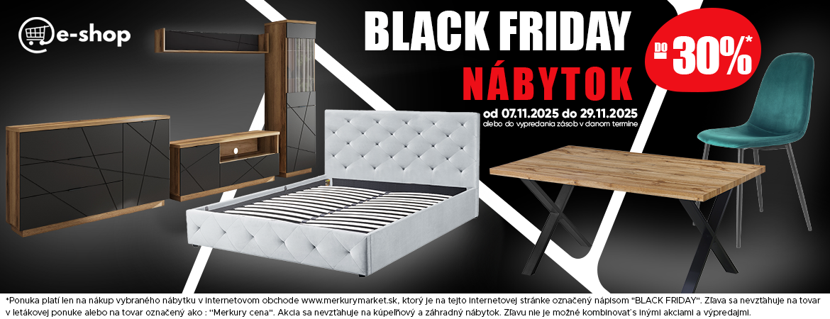 BLACK FRIDAY MEBLE SK