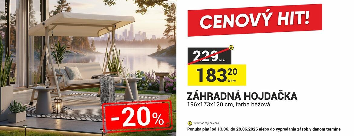 ZÁHRADNÁ HOJDAČKA - 13-28.06